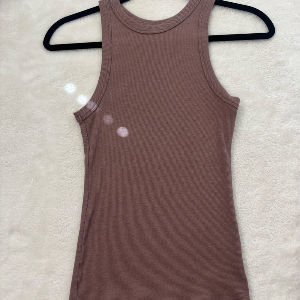 Sleeveless Brown Women's Top